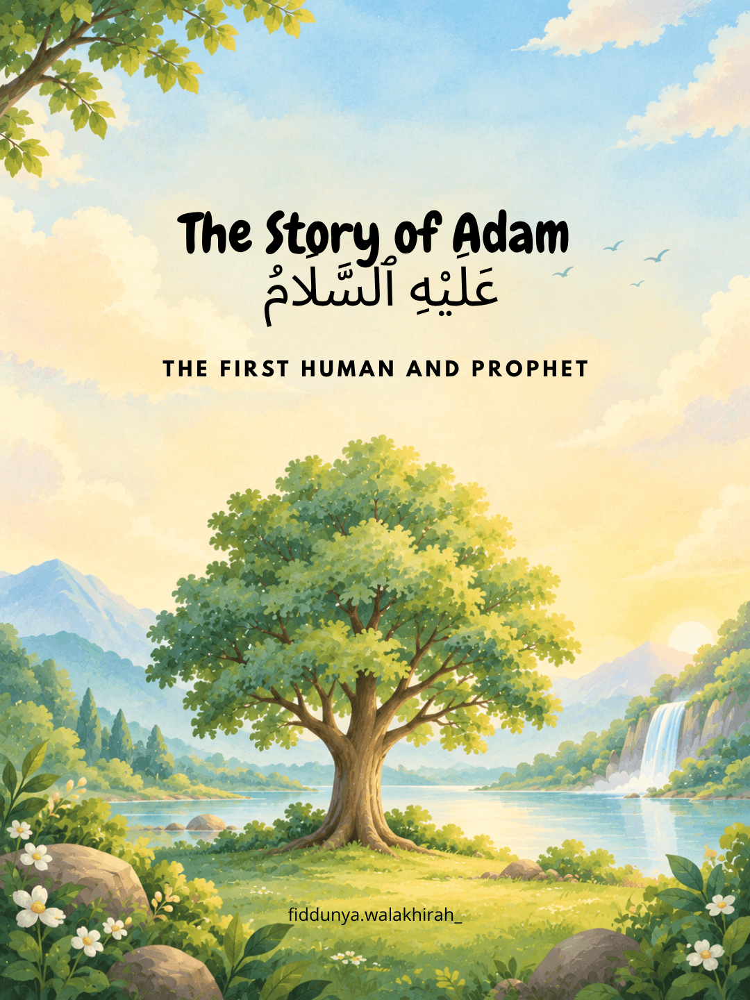 The Story of Adam (AS); The First Human and First Prophet | Islamic Story PDF for Kids