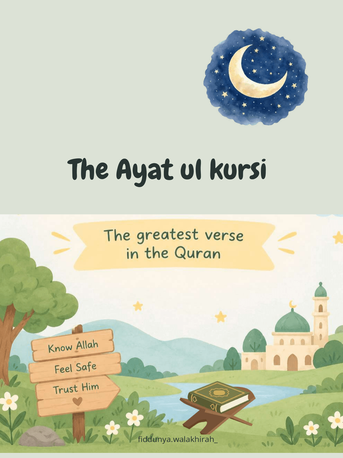 Ayatul Kursi — Learning & Activity PDF
